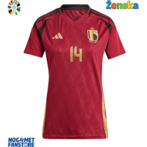 Belgija Dodi Lukebakio #14 Domaci Dres za Ženska EP 2024 Kratak Rukav